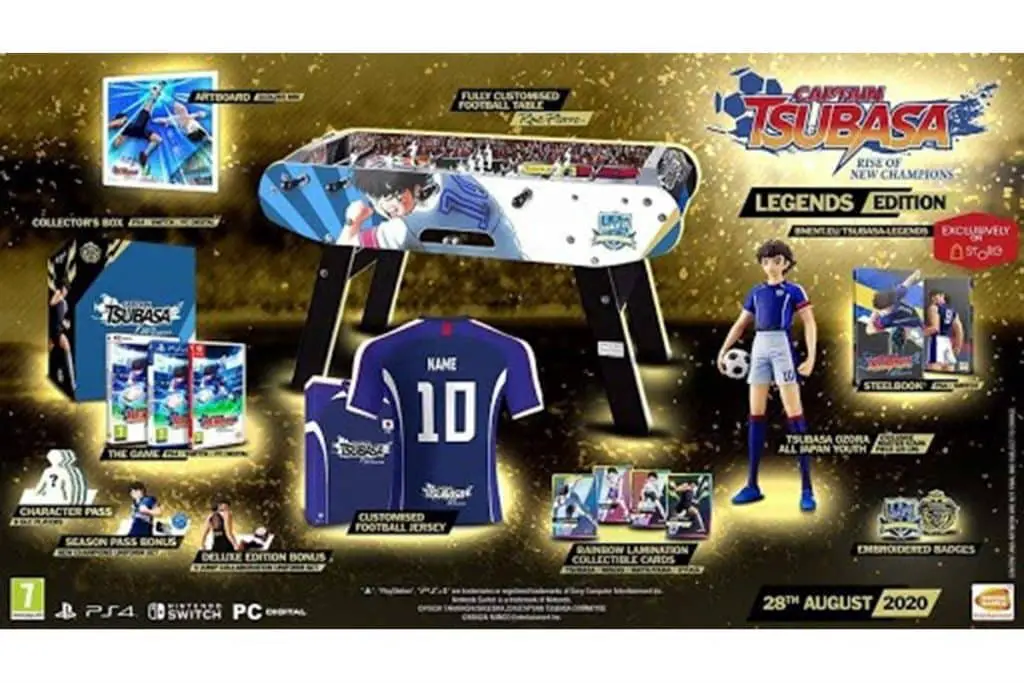 La Legends Edition di Captain Tsubasa: Rise of New Champions sarà in vendita a 1989 € 2