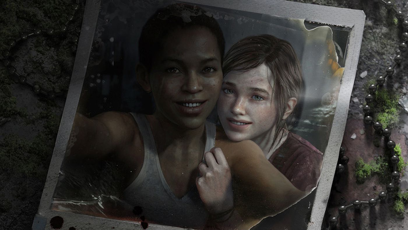 Un foto istantanea che ritrae Riley ed Ellie da The Last of Us - Left Behind