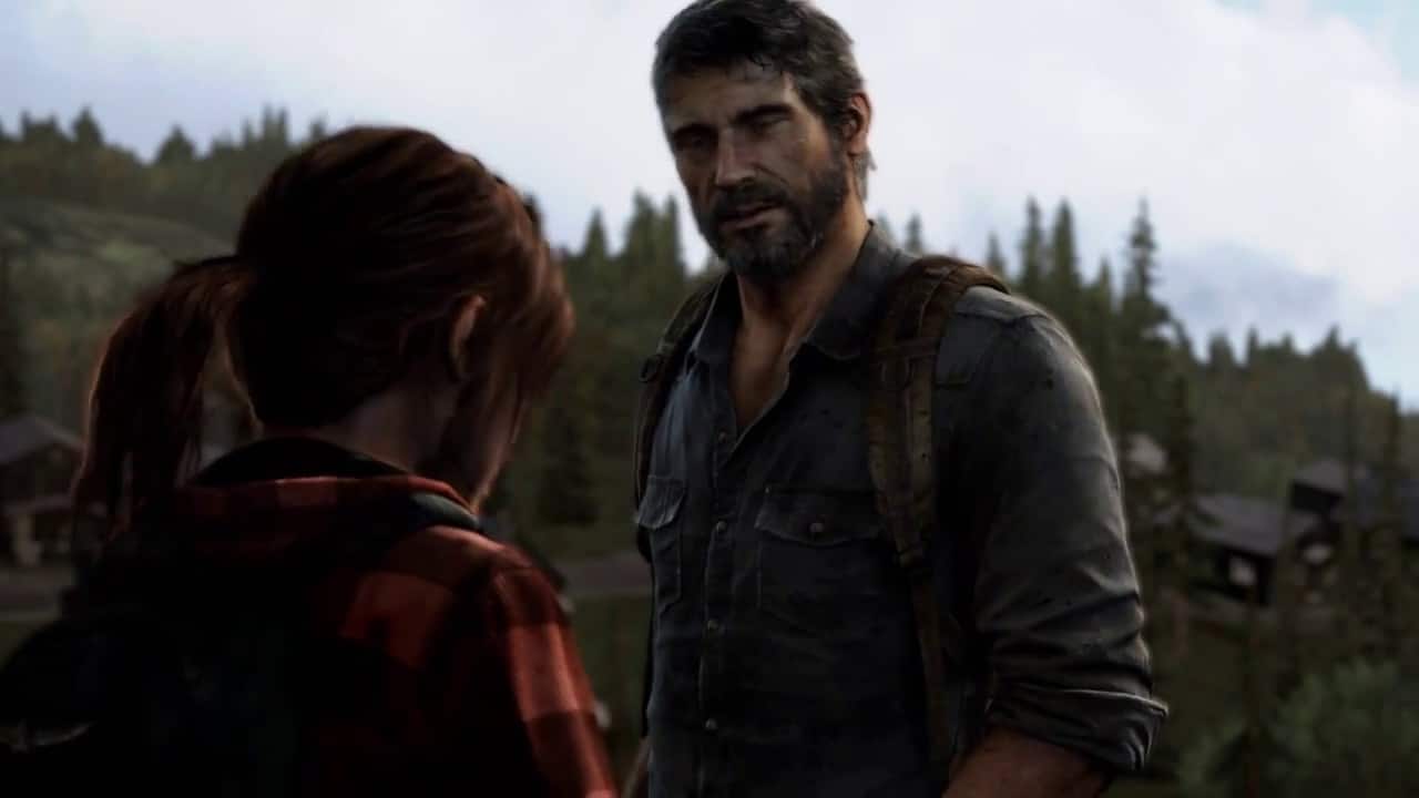 La scena finale del gioco The Last of Us