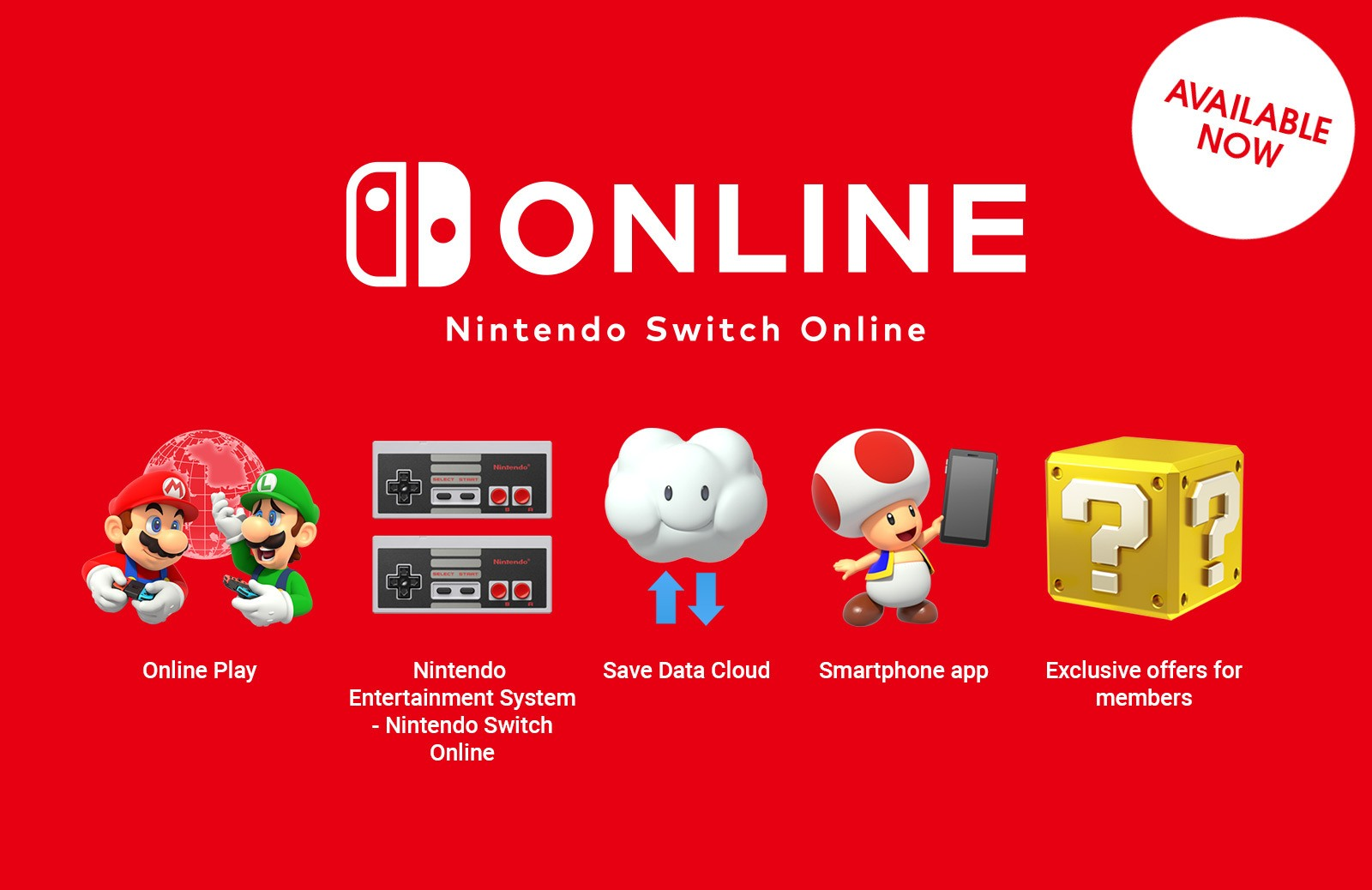 Nintendo Switch Online gratis per 7 giorni 2