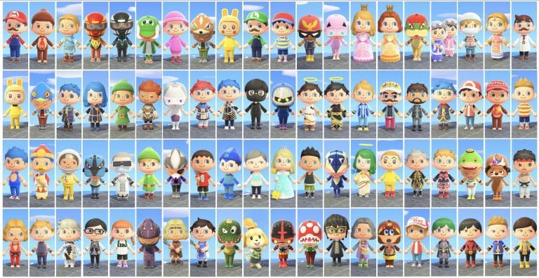 Un utente ha ricreato il roster di smash bros. In animal crossing: new horizon