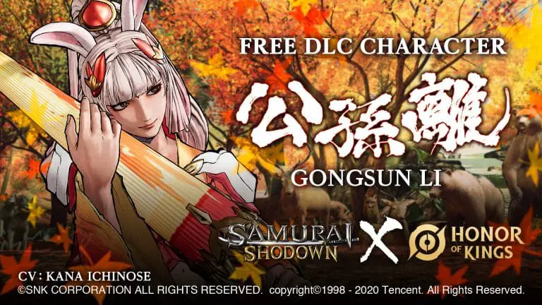 Samurai Shodown, Gongsun Li è il personaggio DLC gratuito di Tencent