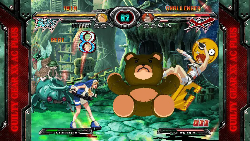 Guilty Gear XX Accent Core Plus screen