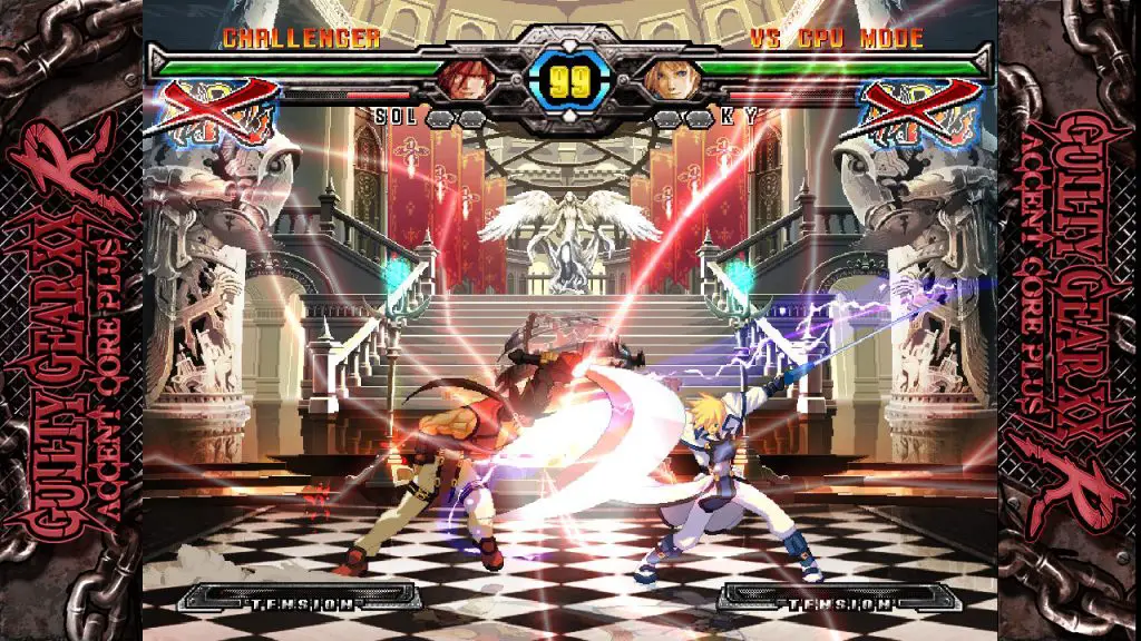 Guilty Gear XX Accent Core Plus R screen