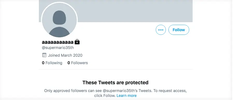Un fan ha scoperto un account Twitter dedicato a Super Mario 1