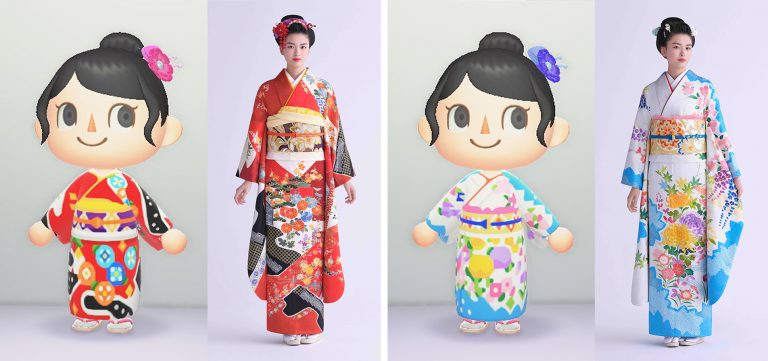 In animal crossing new horizons nuovi kimono firmati chiso