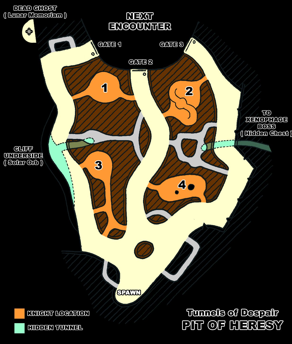 Destiny 2 fossa dell'eresia solo mappa orchi