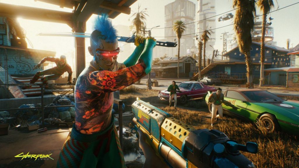 Cyberpunk 2077, cd projekt red bloccata sul sistema melee Cyberpunk 2077 cd projeky red melee night city wire playstation