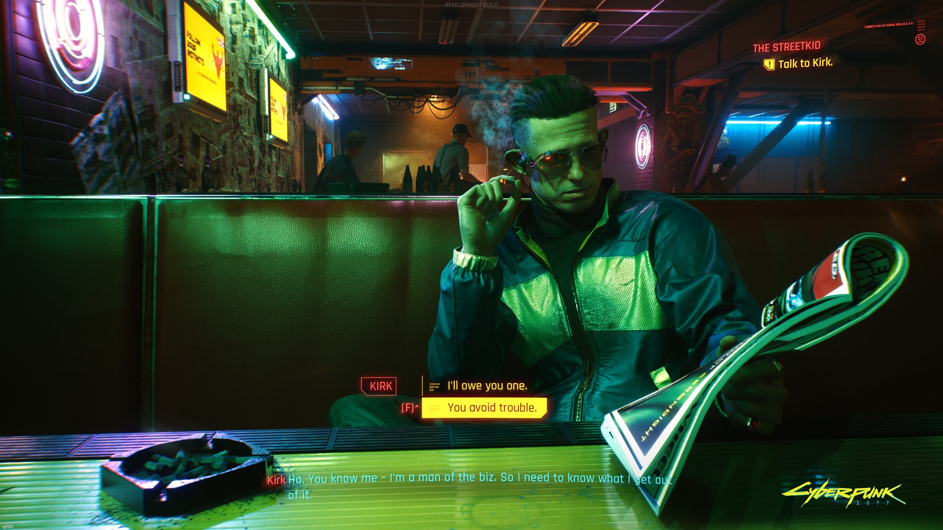 Cyberpunk 2077 sottotitoli