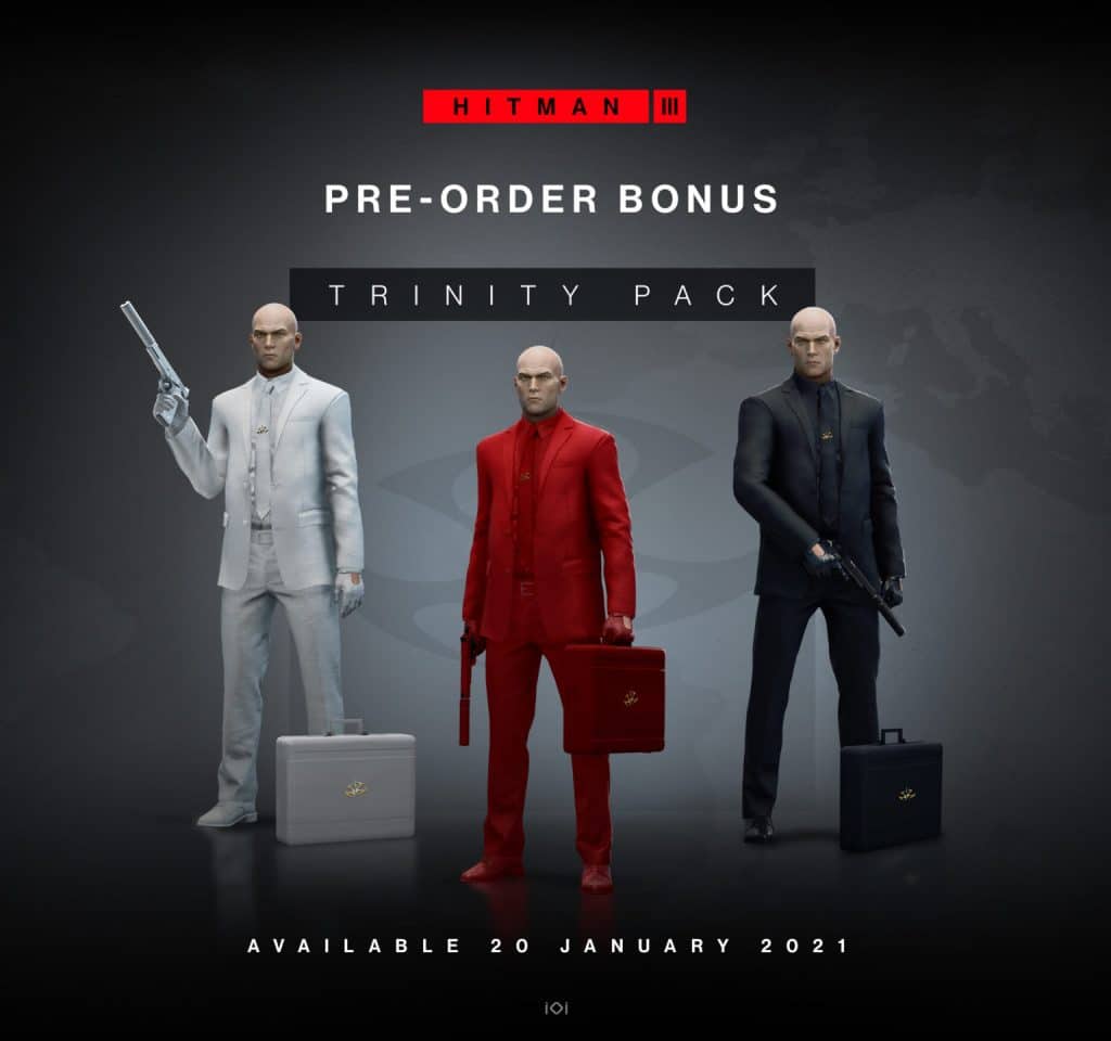 hitman 3 trinity pack pre order