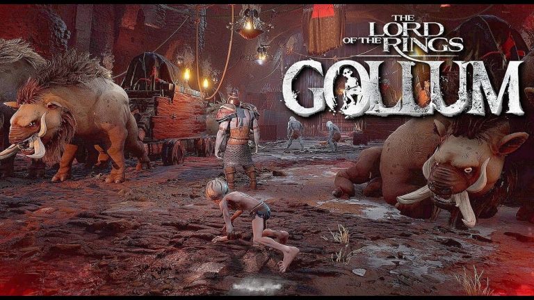 Screen dal signore degli anelli: gollum