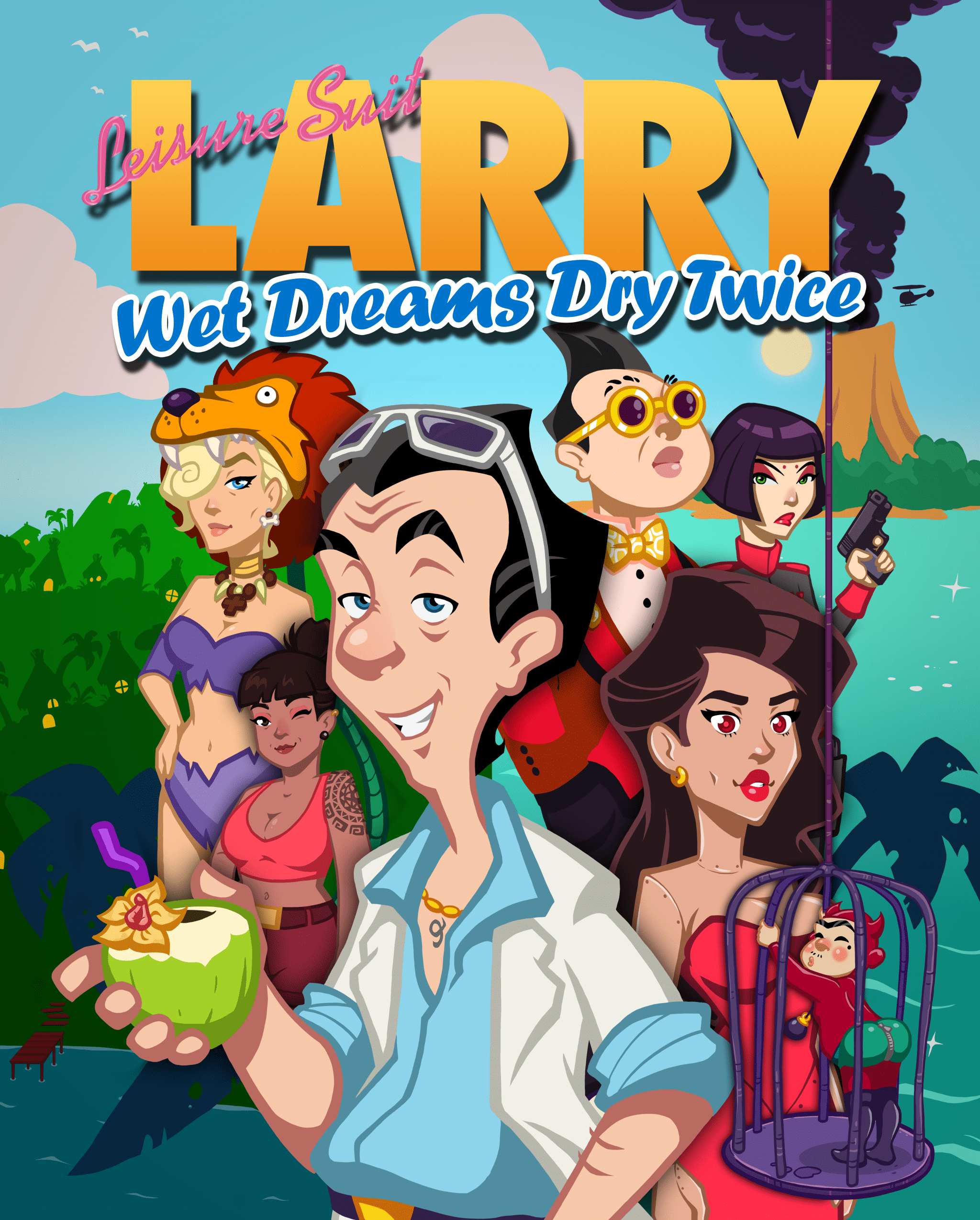 Leisure Suit Larry: Wet Dreams Dry Twice cover