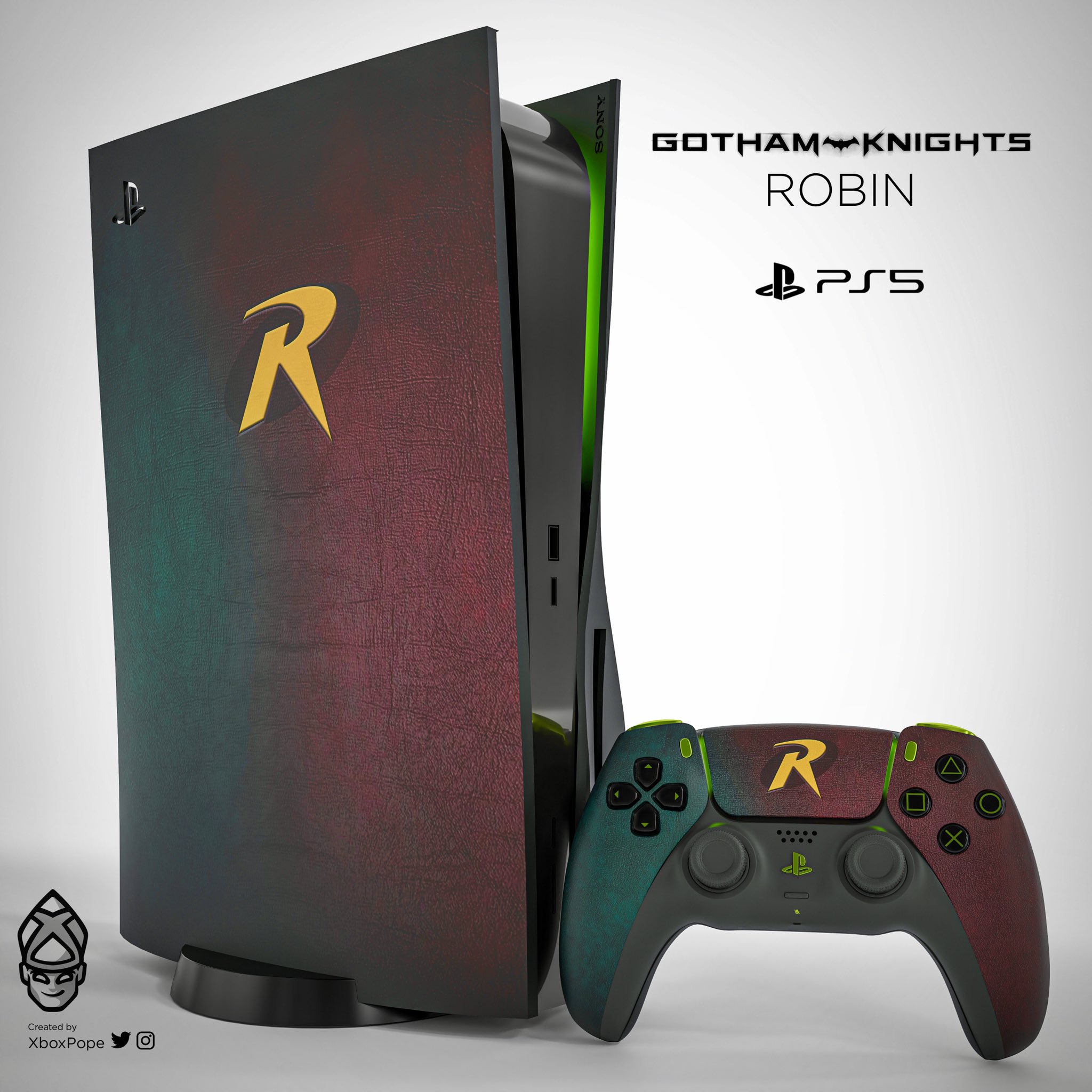 Playstation 5 skin Robin