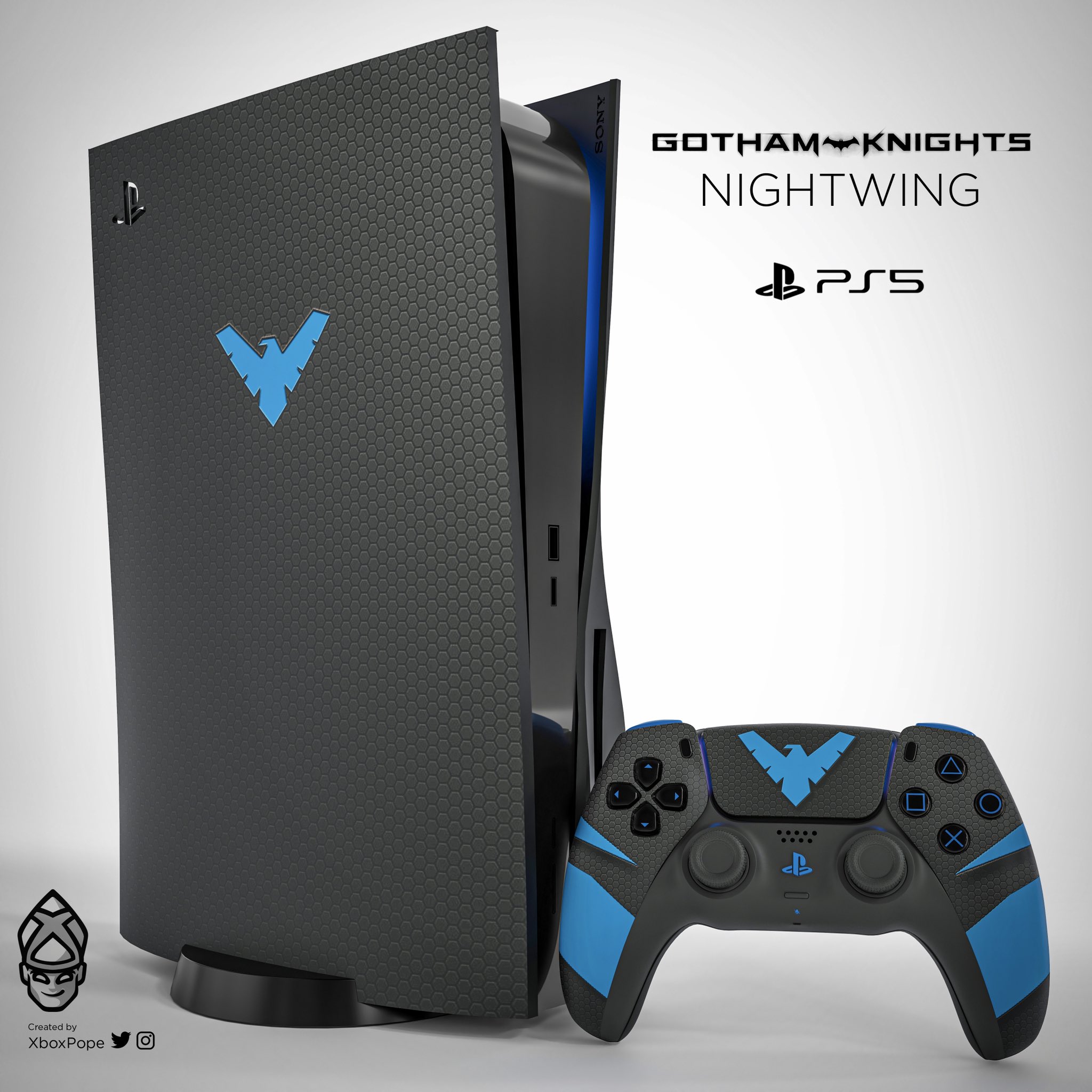 Playstation 5 skin Nightwing