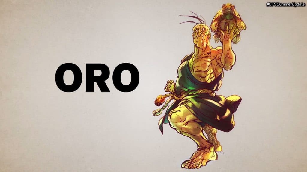 Street Fighter V Oro reveal