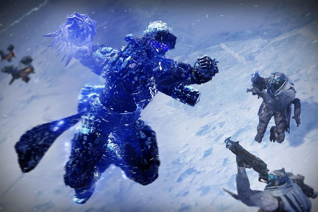 Destiny 2 oltre la luce, i titani diventano behemoth Titano stasi behemot destiny 2