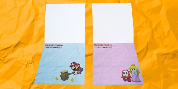 Il blocco note di Paper Mario: The Origami King è disponibile sullo store My Nintendo