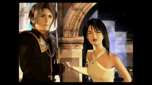 Squall e Rinoa al ballo in Final Fantasy VIII