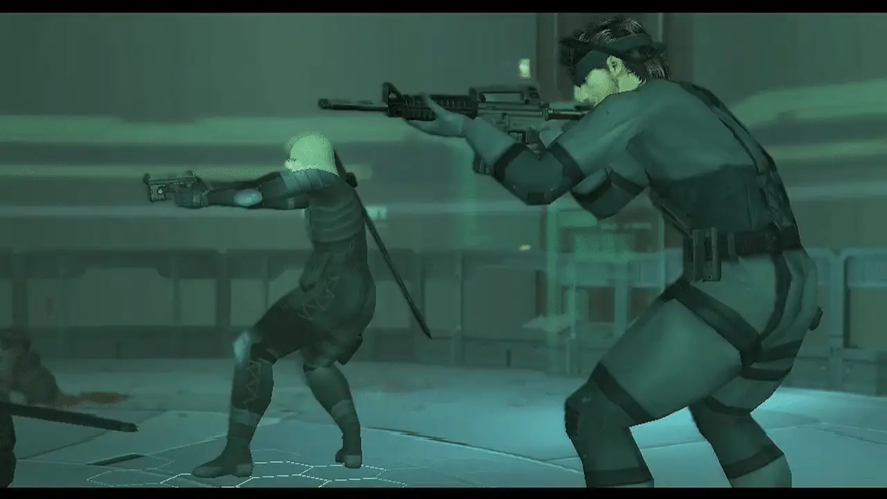 metal gear solid 2 snake raiden 2