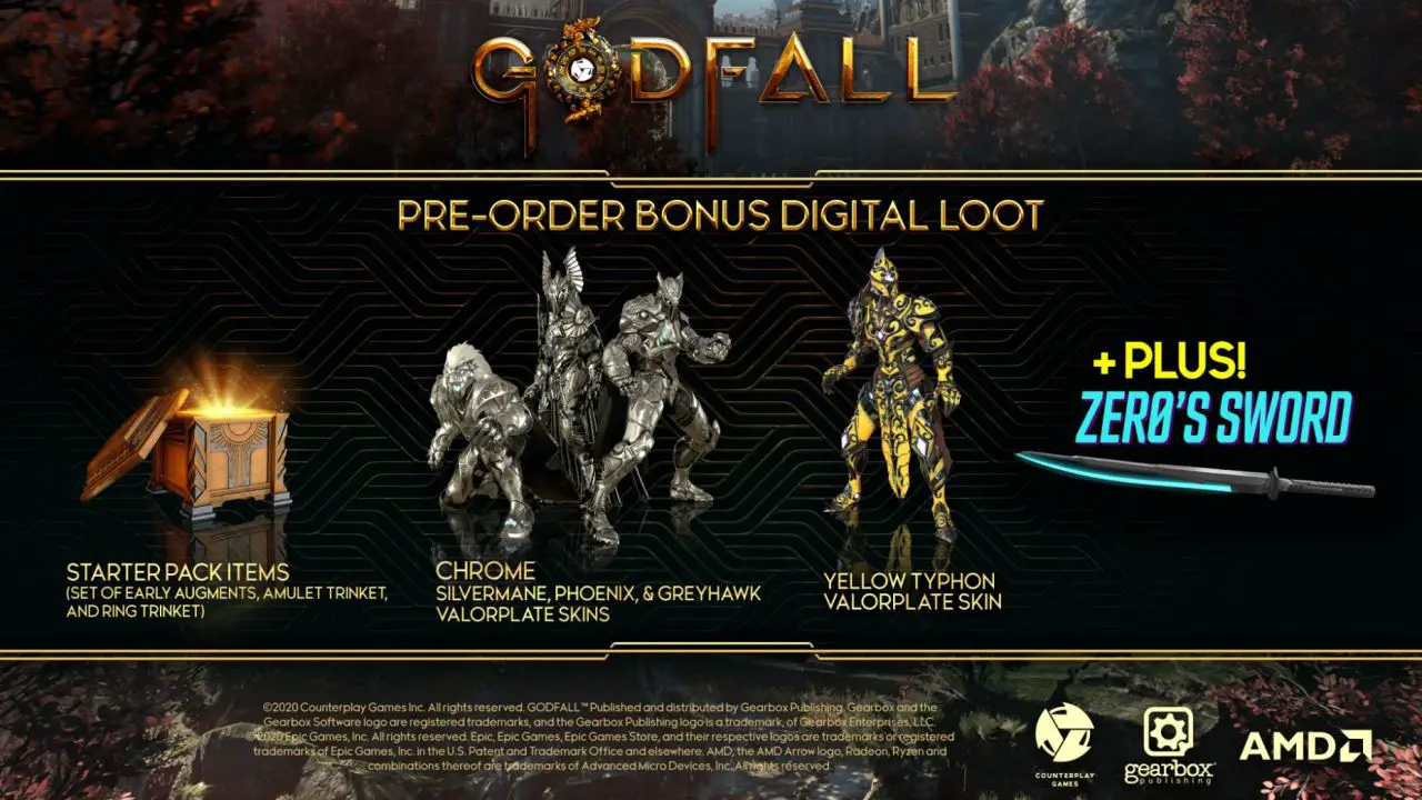 godfall gearbox deluxe edition ascended edition playstation 5 preordine
