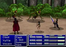 Screenshot da Final Fantasy VII