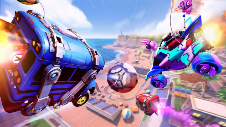 Fortnite e rocket league si uniscono per l'evento llama-rama