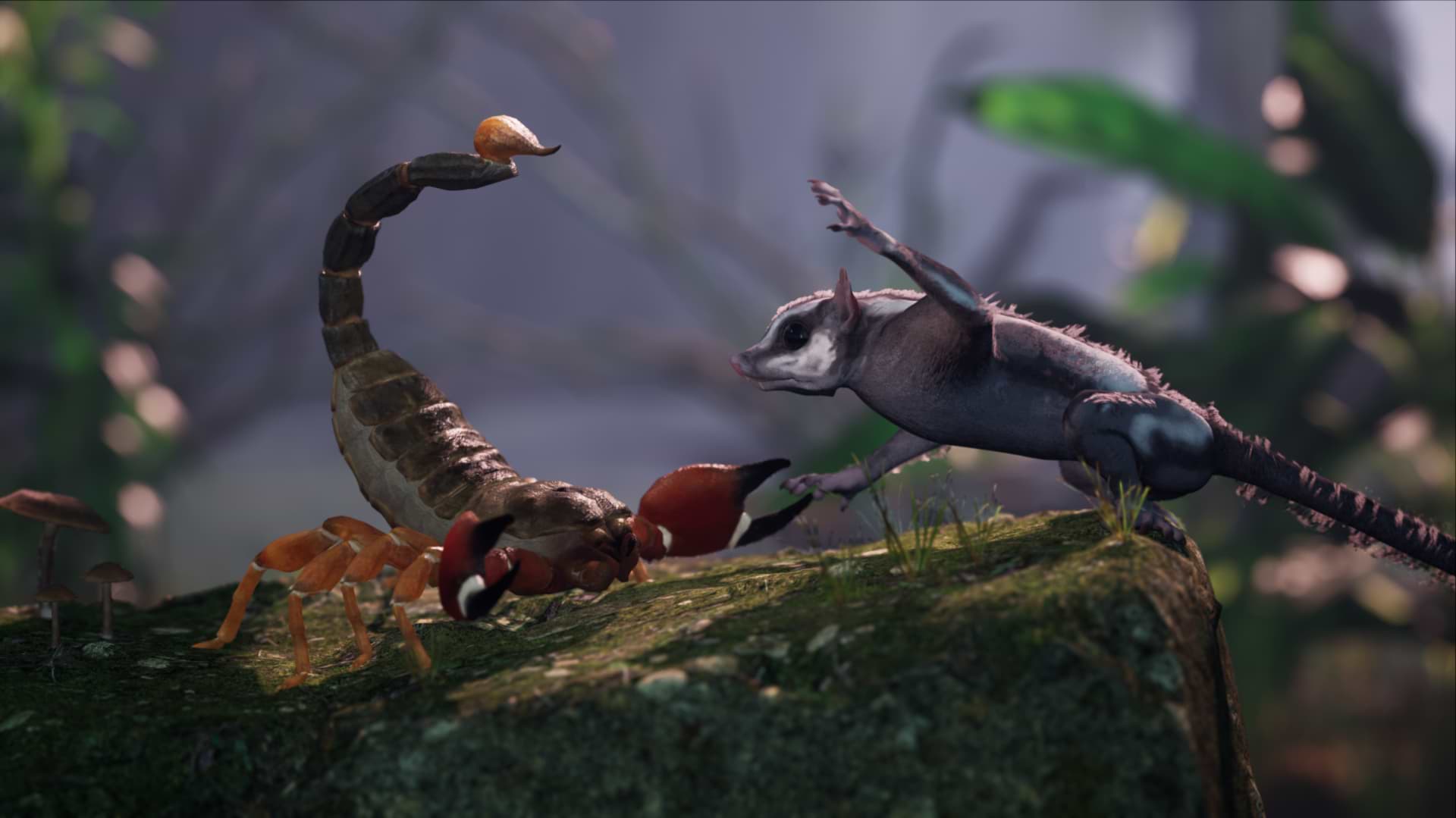 Un petauro dello zucchero come protagonista di Away: The Survival Series