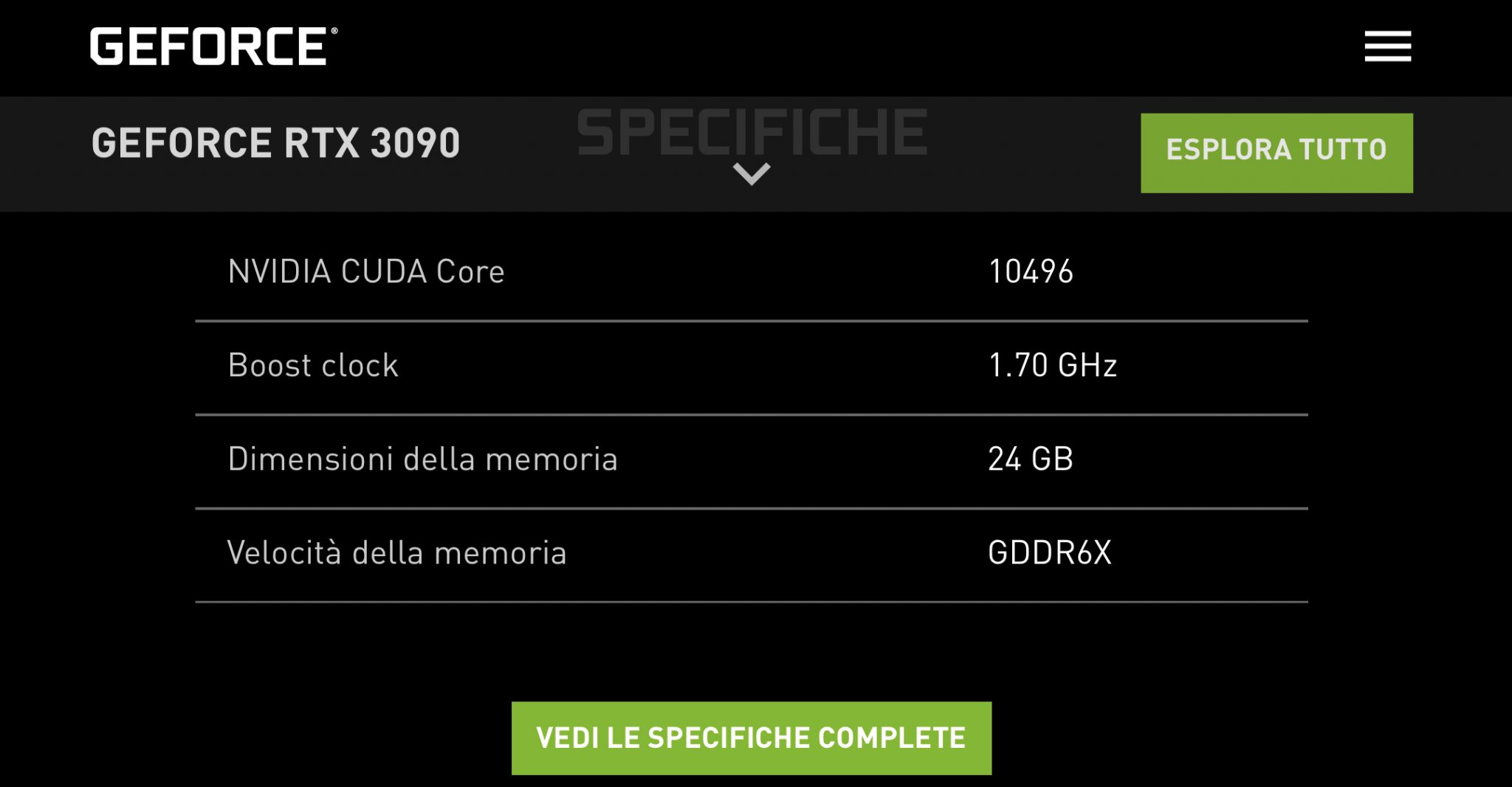 Rtx 3090 specs