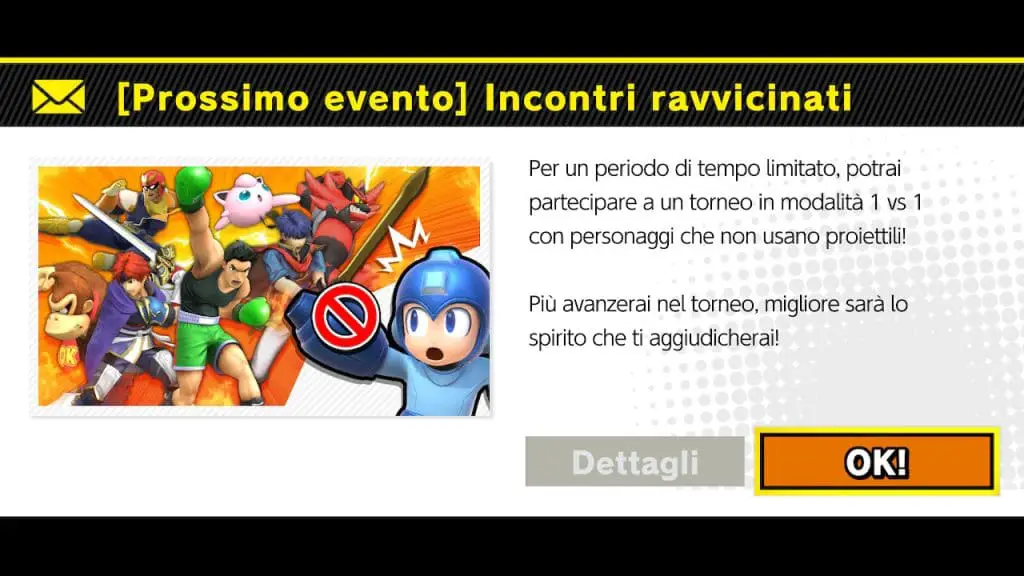 Super Smash Bros. Ultimate, torneo online a tema “Incontri ravvicinati”
