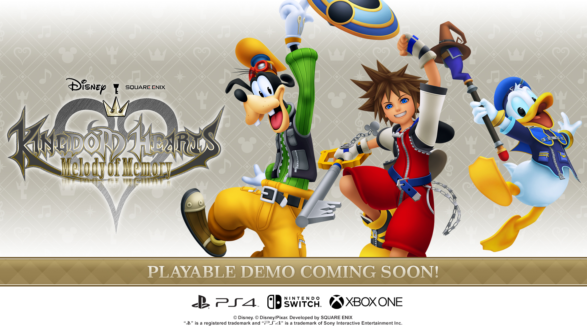 Kingdom Hearts: Melody of Memory, demo in arrivo a ottobre