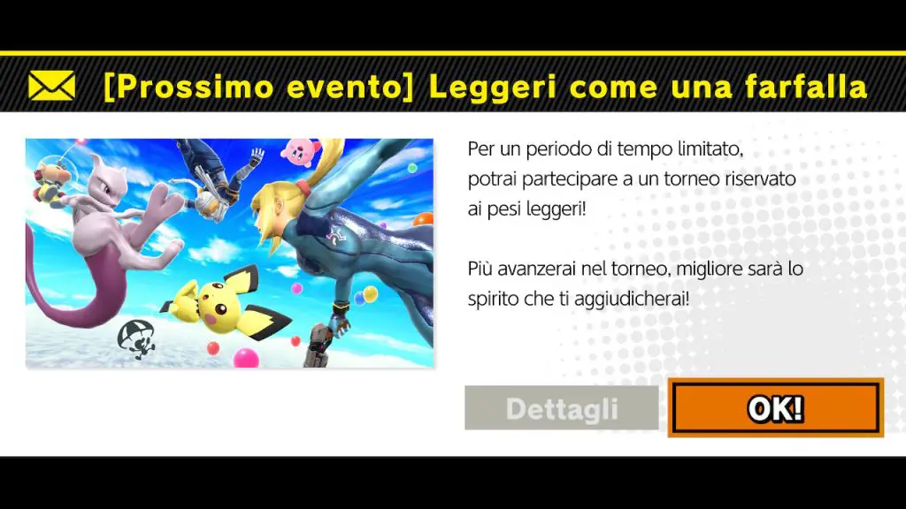 Super Smash Bros. Ultimate, in arrivo il torneo dei pesi piuma