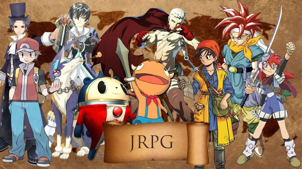 Alcuni dei personaggi dei più famosi JRPG di sempre