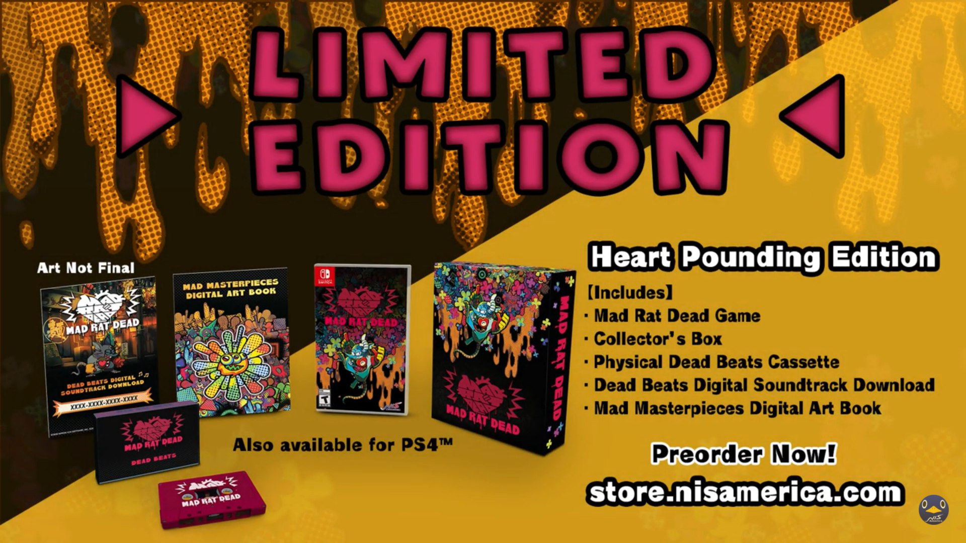 Mad Rat Dead, Mad Rat Dead Limited Edition, Mad Rat Dead Uscita, Mad Rat Dead PlayStation 4, Rhythm Games PS4