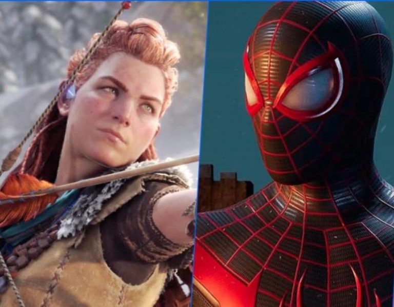 Playstation 5, horizon: forbidden west e marvel's spider-man: miles morales costruiti da zero