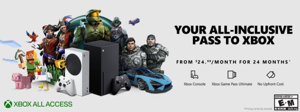Xbox all access, ma non per tutti Xbox series x s all access rate