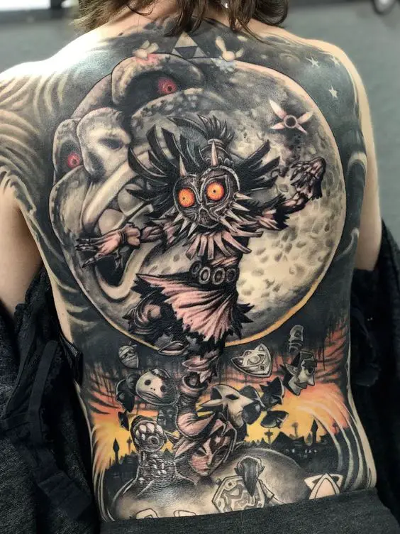 Majora's mask tatuaggio