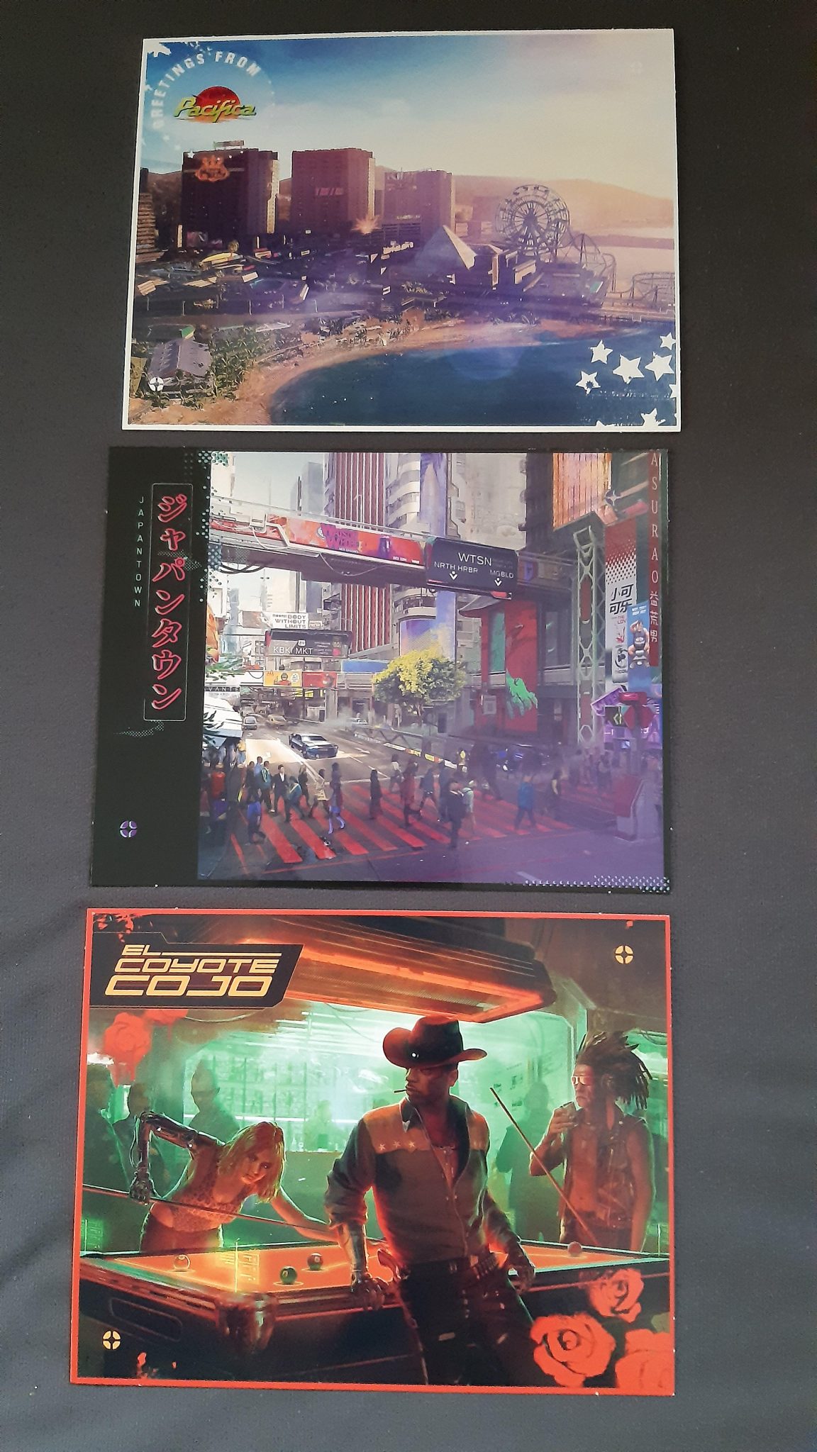 cyberpunk 2077 cartoline