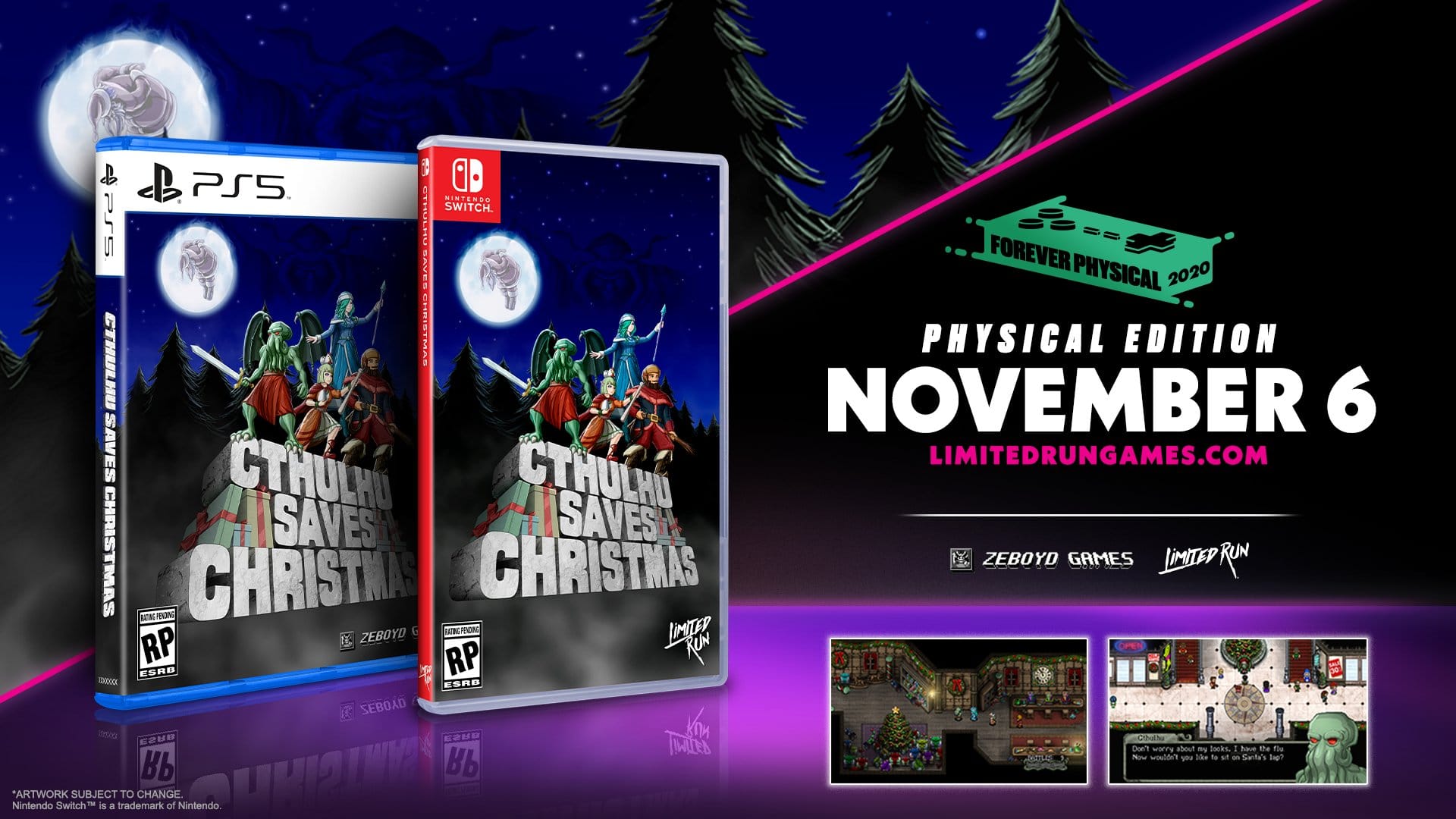 Cthulhu Saves Christmas, disponibile domani su Nintendo Switch e “presto” su PlayStation 5