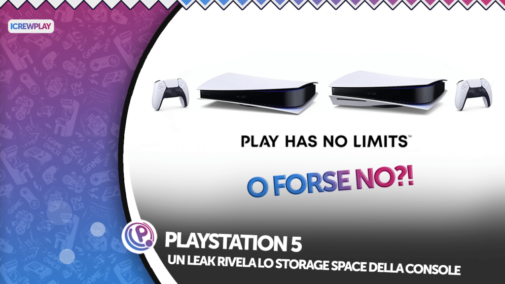 Playstation 5 ssd sony archiviazione rumor leak