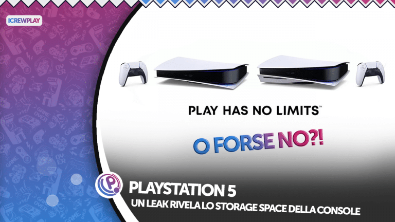 Playstation 5, un leak rivela lo storage space della console