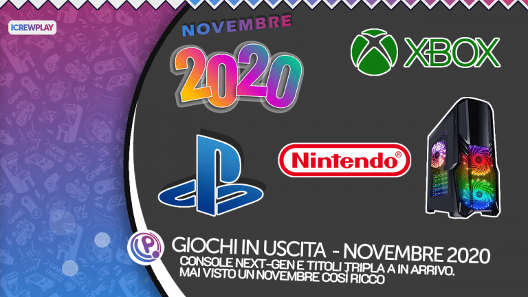 Giochi in uscita nel mese di novembre 2020
