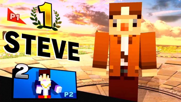Super smash bros. Ultimate, un fan include altre skin per steve con una mod
