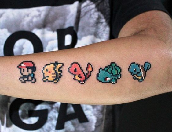 tatuaggio pokèmon