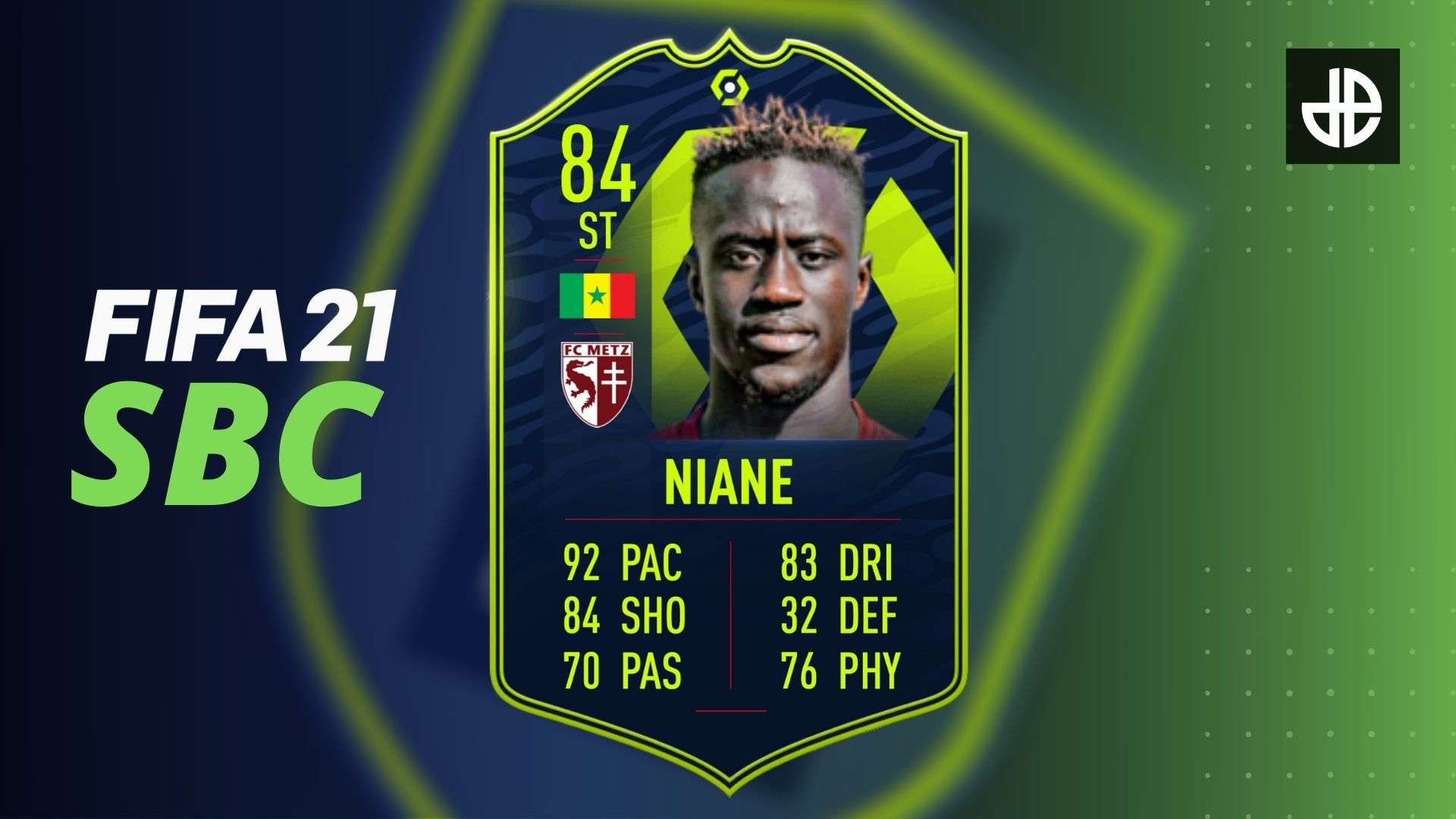 fifa 21 immagine copertina ligue 1 niane potm