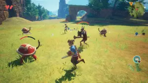 Combattimento contro i mostri in Oceanhorn 2