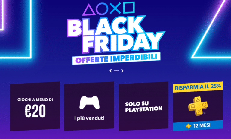 Il black friday di playstation store: le offerte più interessanti dello store di playstation