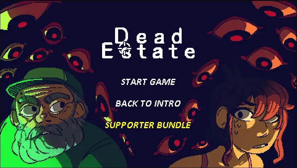 Newgrounds Dead Estate logo