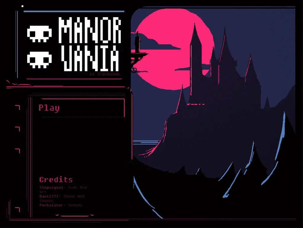 Newgrounds Manor Vania logo