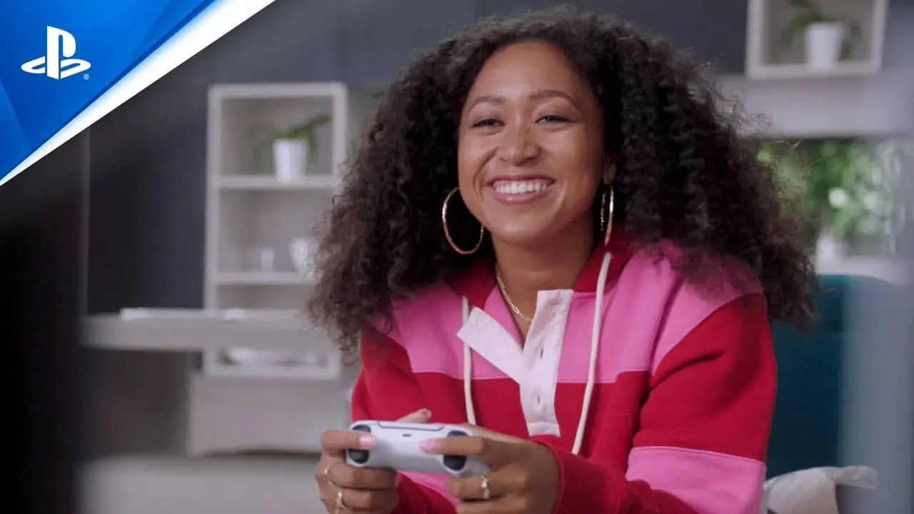 Naomi Osaka prova PlayStation 5