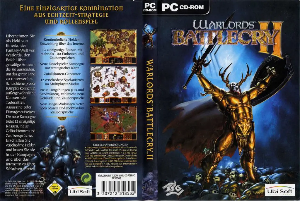 Giochi di strategia warlords battlecry II cover